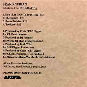 Brand Nubian - Selections From Foundation download free