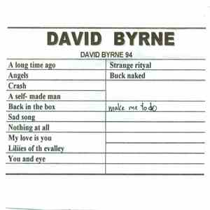 David Byrne - David Byrne download free