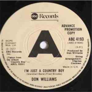 Don Williams  - I'm Just A Country Boy / It's Gotta Be Magic download free