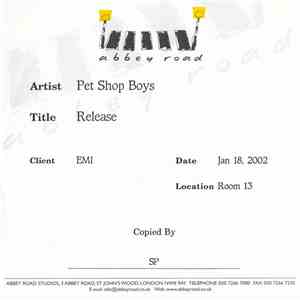 Pet Shop Boys - Release download free