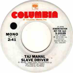 Taj Mahal - Slave Driver download free