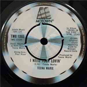 Teena Marie - I Need Your Lovin' download free