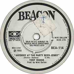 Tony Richie - Anybody At The Party Seen Jenny download free